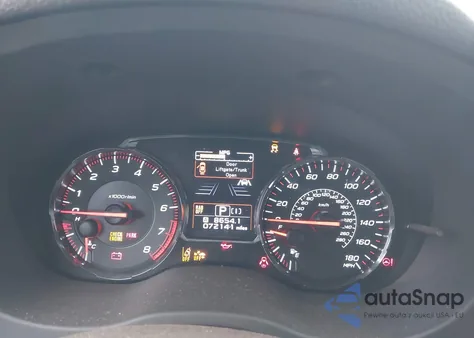 2018 Subaru Wrx Limited из США, поврежденный, VIN JF1VA1L60J8801626